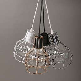 Nowoczesna metalowa siatkowa lampa wisząca Proste lampy wiszące Lampa wisząca Cafe