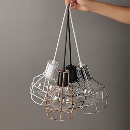 Nowoczesna metalowa siatkowa lampa wisząca Proste lampy wiszące Lampa wisząca Cafe