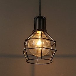 Nowoczesna metalowa siatkowa lampa wisząca Proste lampy wiszące Lampa wisząca Cafe