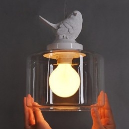 Nowoczesna szklana lampa wisząca Proste lampy wiszące Lampa wisząca Cafe