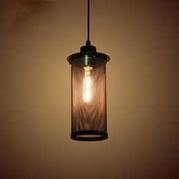 Kreatywna metalowa siatkowa lampa wisząca Proste lampy wiszące Lampa wisząca kawiarniana