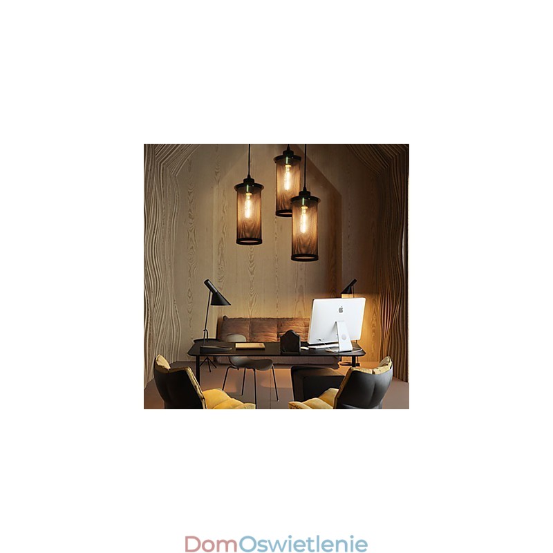 Kreatywna metalowa siatkowa lampa wisząca Proste lampy wiszące Lampa wisząca kawiarniana