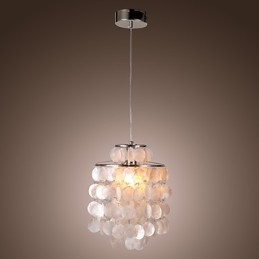 Nowoczesna współczesna lampa wisząca w stylu mini chrom