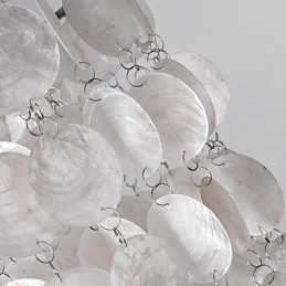 Nowoczesna współczesna lampa wisząca w stylu mini chrom