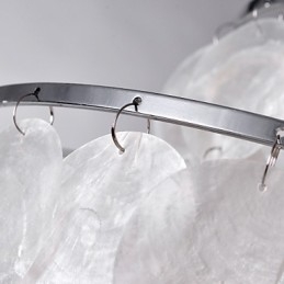 Nowoczesna współczesna lampa wisząca w stylu mini chrom