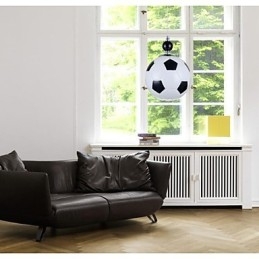 Nowoczesna współczesna lampa wisząca z metalu chromowanego