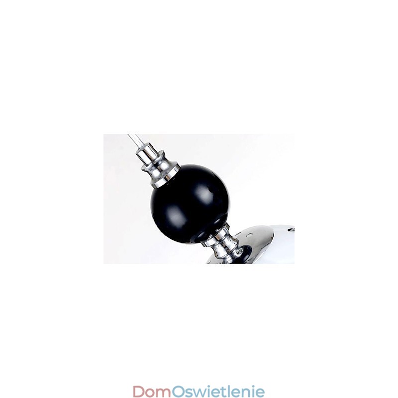 Nowoczesna współczesna lampa wisząca z metalu chromowanego