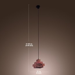 Tradycyjny Klasyczny Styl Miniaturowy Malowanie Wisząca Lampa