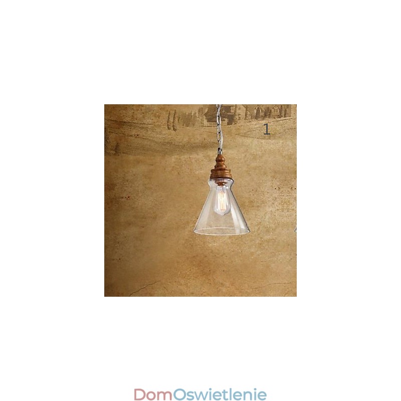 Kryształowe lampy i latarnie o strukturze drewna Droplight Cafe Lighting