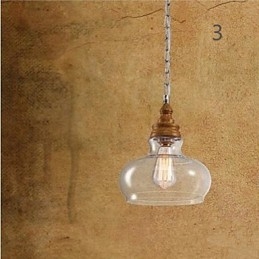 Kryształowe lampy i latarnie o strukturze drewna Droplight Cafe Lighting