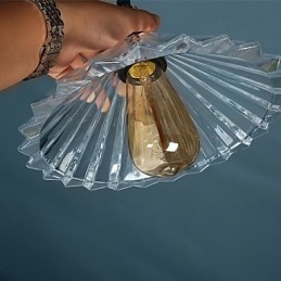 Nowoczesna szklana lampa wisząca Proste lampy wiszące Lampa wisząca Cafe