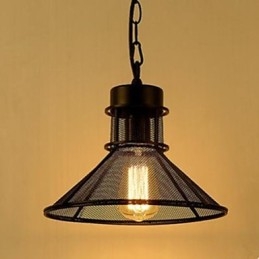 Amerykańska kawiarnia Terrace Fashion Czarny parasol kratka Droplight