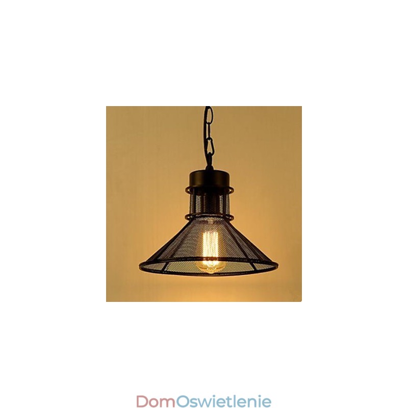 Amerykańska kawiarnia Terrace Fashion Czarny parasol kratka Droplight
