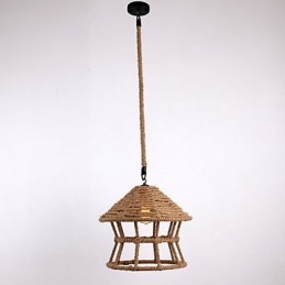 Wisząca lampa Rope 1 Light w stylu nowoczesnym i rustykalnym