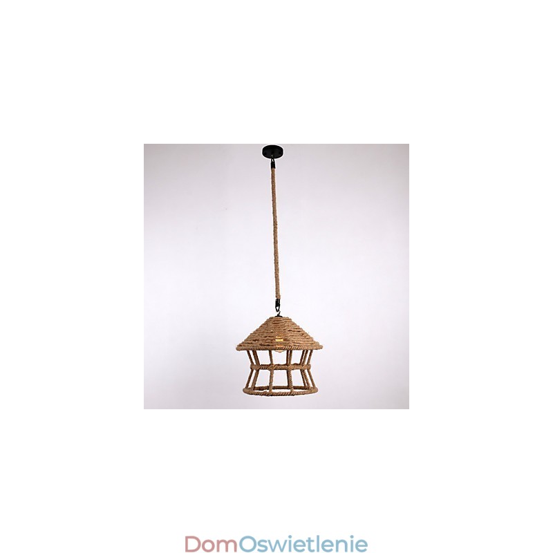 Wisząca lampa Rope 1 Light w stylu nowoczesnym i rustykalnym
