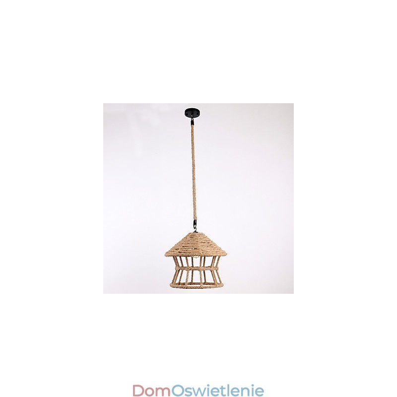 Wisząca lampa Rope 1 Light w stylu nowoczesnym i rustykalnym