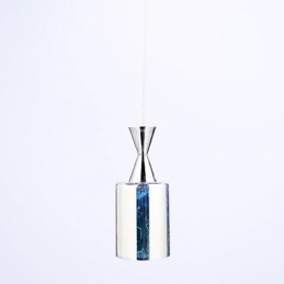 Dream laser grawerowany chromowana lampa wisząca L