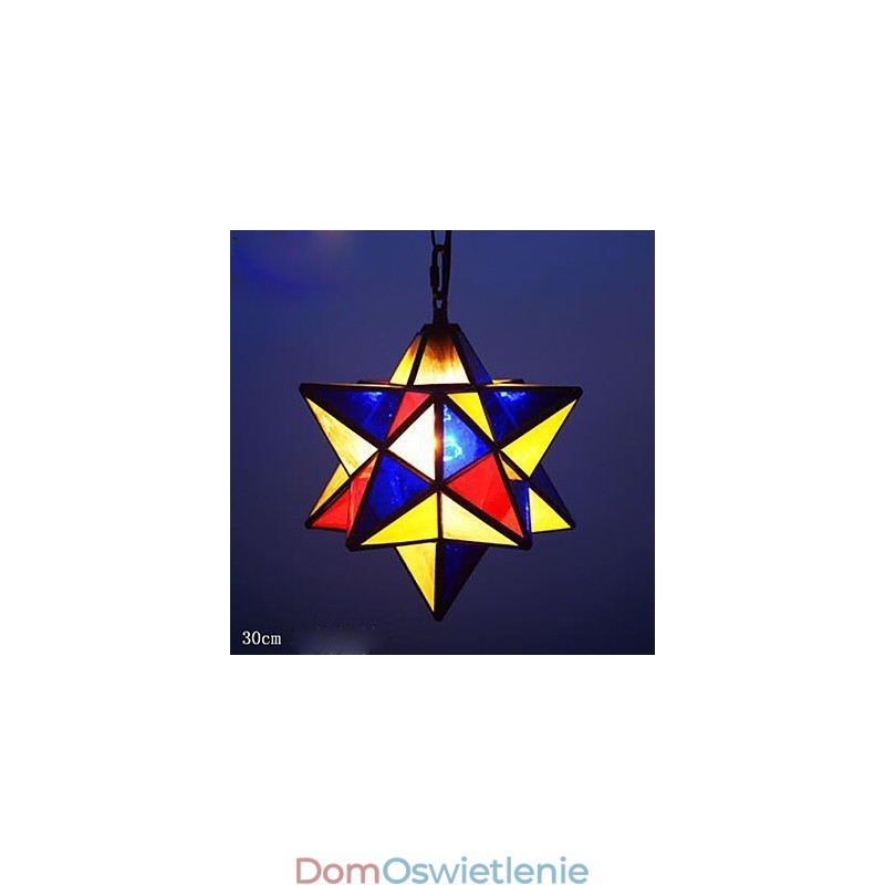 30CM Artystyczna indywidualność Kreatywny ganek Nowoczesne gwiazdy Lampa Droplight