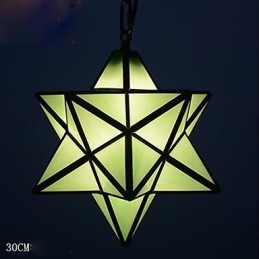 30CM Artystyczna indywidualność Kreatywny ganek Nowoczesne gwiazdy Lampa Droplight