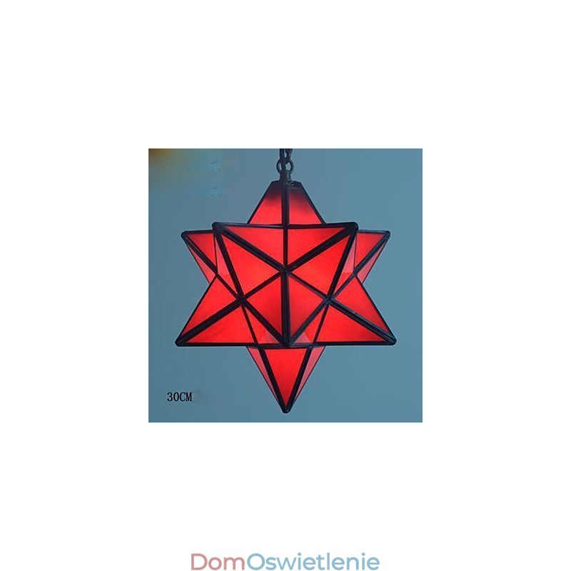 30CM Artystyczna indywidualność Kreatywny ganek Nowoczesne gwiazdy Lampa Droplight