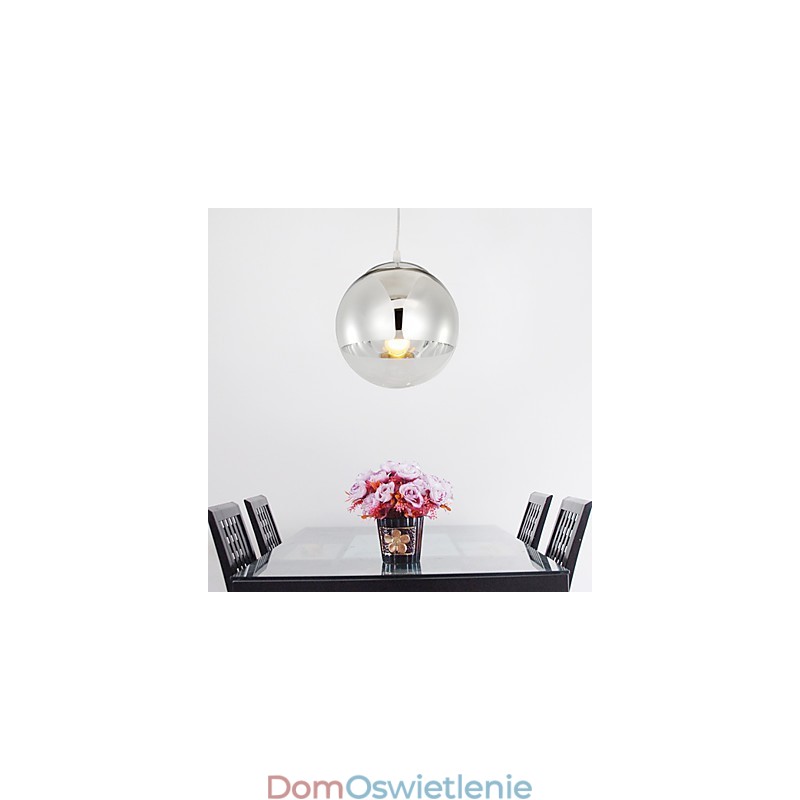 Lampa wisząca z 1 źródłem światła w kształcie kuli