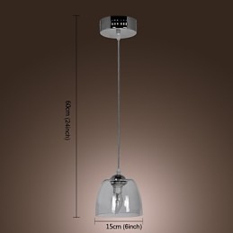 Nowoczesna lampa wisząca o prostym wzornictwie