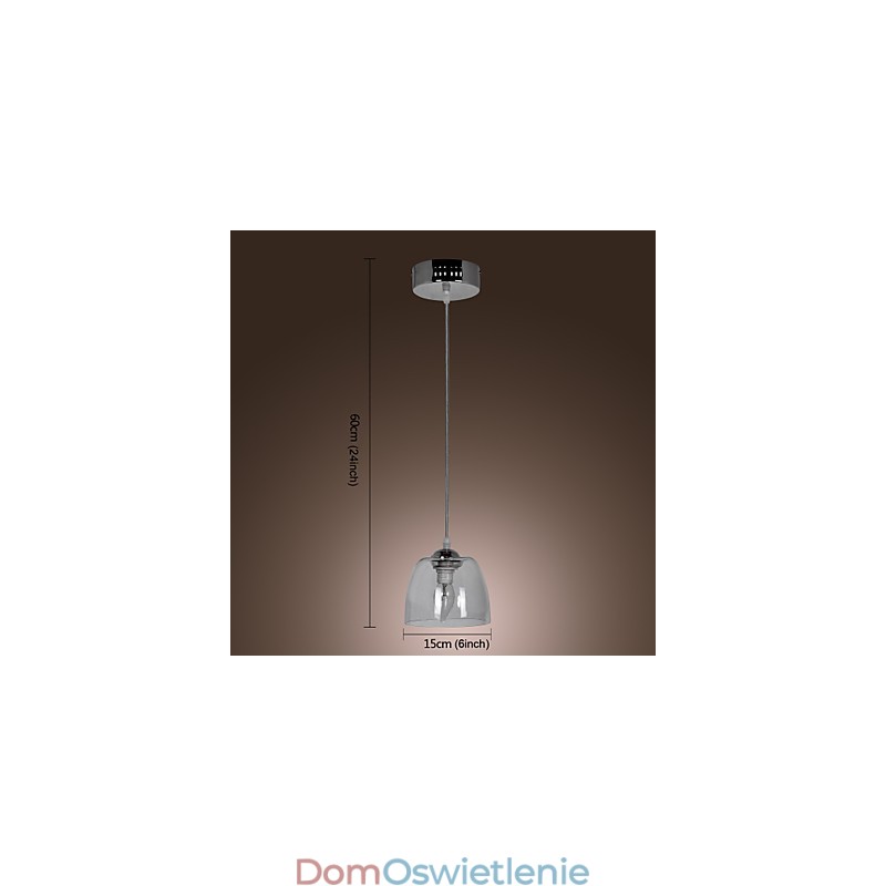 Nowoczesna lampa wisząca o prostym wzornictwie