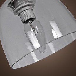 Nowoczesna lampa wisząca o prostym wzornictwie
