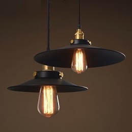 Europejski styl retro klasyczna lampa wisząca metalowa sztuka droplight podaj średnicę żarówki