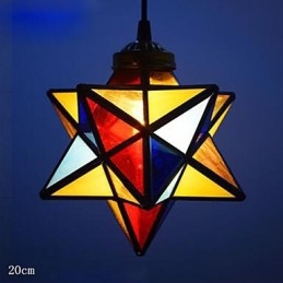 Artystyczna indywidualność Kreatywny ganek Nowoczesne gwiazdy Lampa Droplight