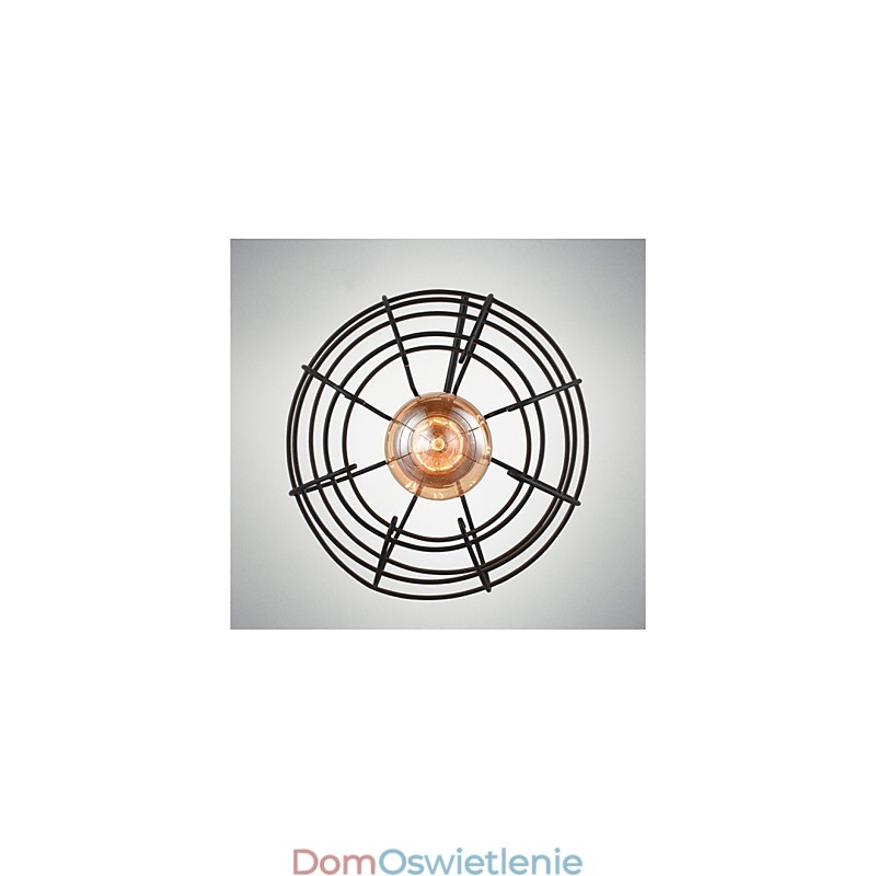 Żyrandol Edison wiszący z drucianą klatką, wiszący na suficie, abażur