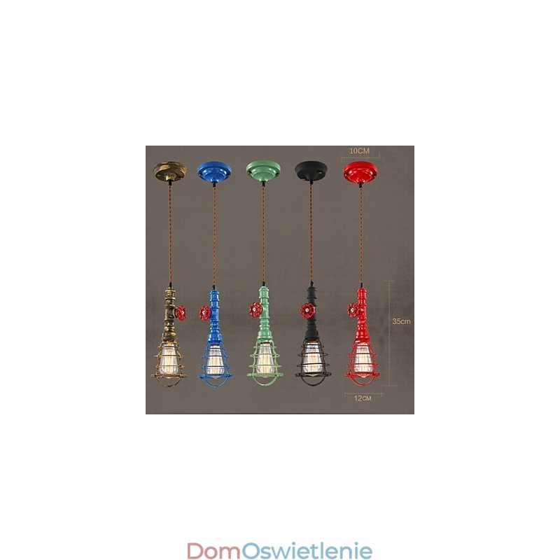 Lampy wiszące Tradycyjne Klasyczne Vintage Retro Metalowe