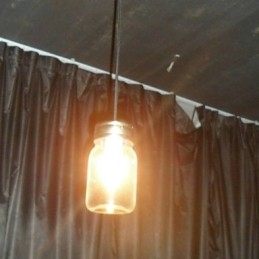 Nowoczesna minimalistyczna lampa wisząca 1-punktowa w kształcie butelki
