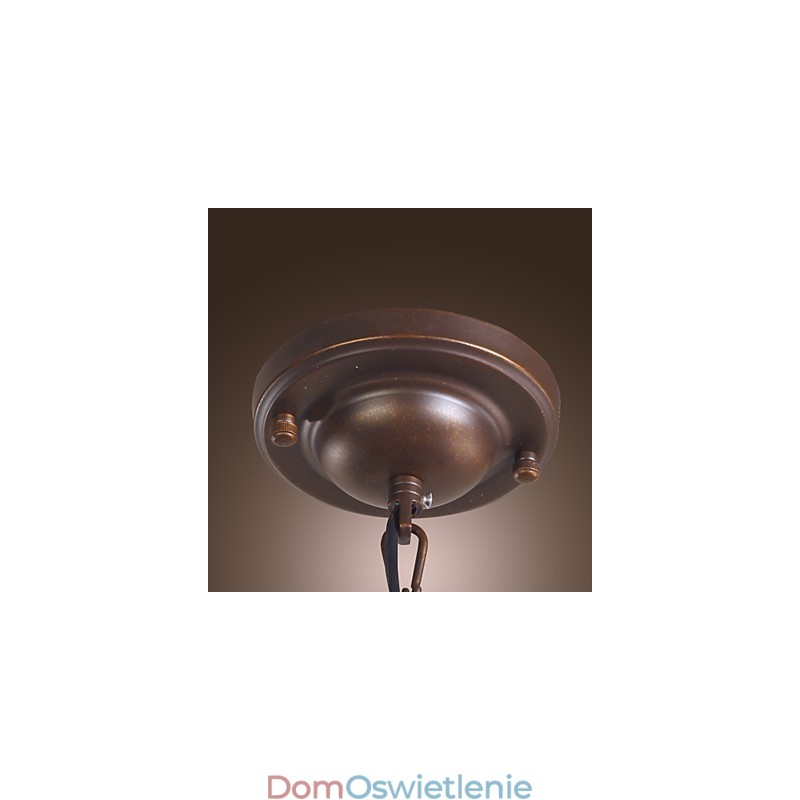 Tradycyjna klasyczna latarnia w stylu vintage, miniaturowa, galwanizowana, wisząca lampa jadalna