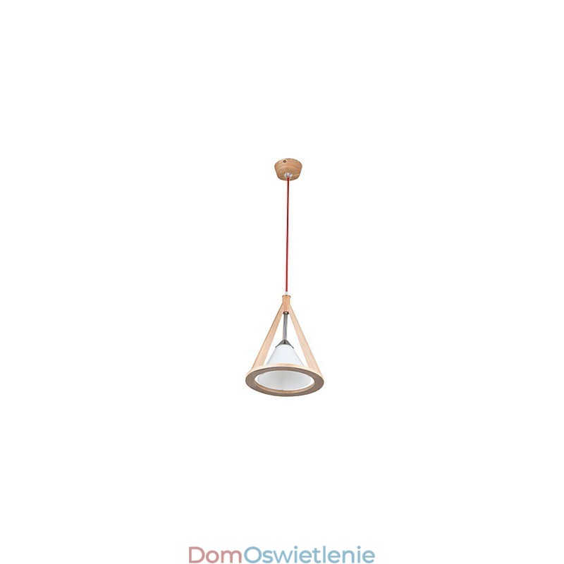 Lampa żyrandolowa w stylu designerskim z drewna Elegancki żyrandol w stylu współczesnym