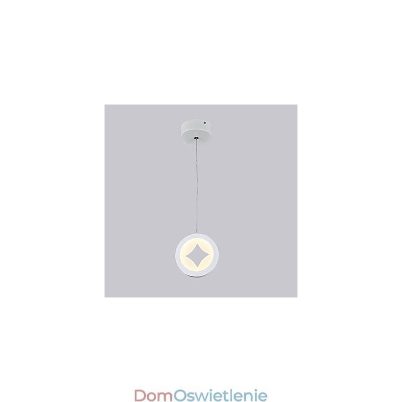 Akrylowa delikatna lampa wisząca 9W