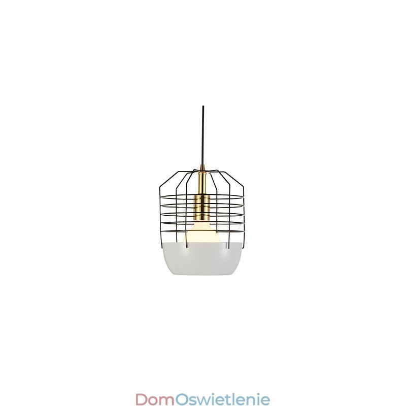 Miniaturowa artystyczna lampa wisząca Spider Web 1 światło Nowoczesna prostota Wykończenie Czarny Biały Zielony Czerwony Stal węglowa Droplight