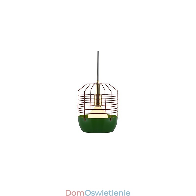 Miniaturowa artystyczna lampa wisząca Spider Web 1 światło Nowoczesna prostota Wykończenie Czarny Biały Zielony Czerwony Stal węglowa Droplight