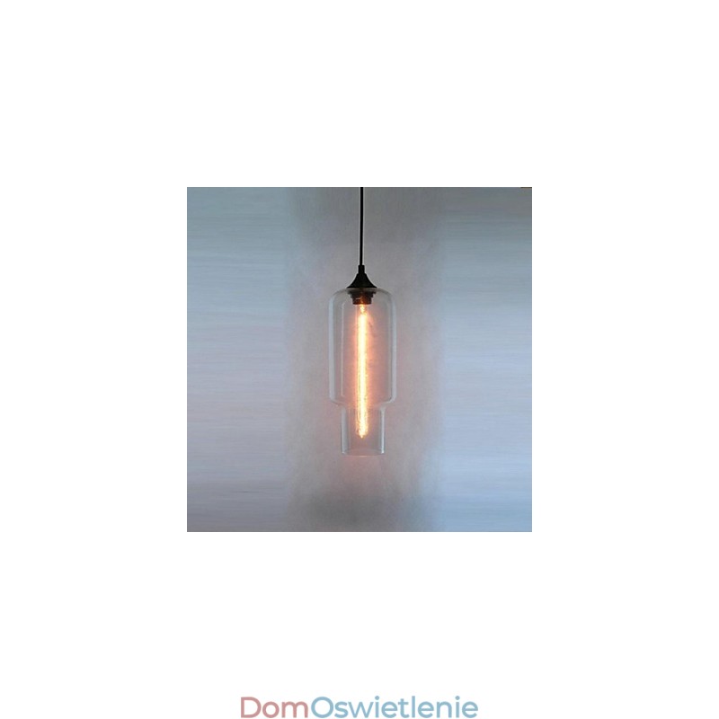Nowoczesna szklana lampa wisząca w brązowym stylu Bubble