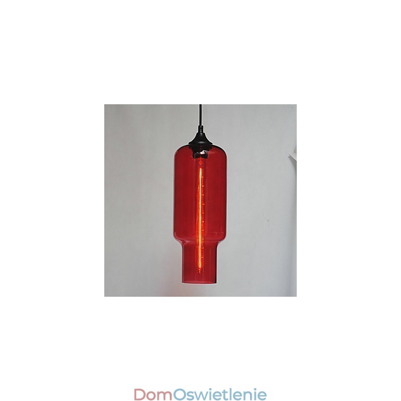 Nowoczesna szklana lampa wisząca w brązowym stylu Bubble
