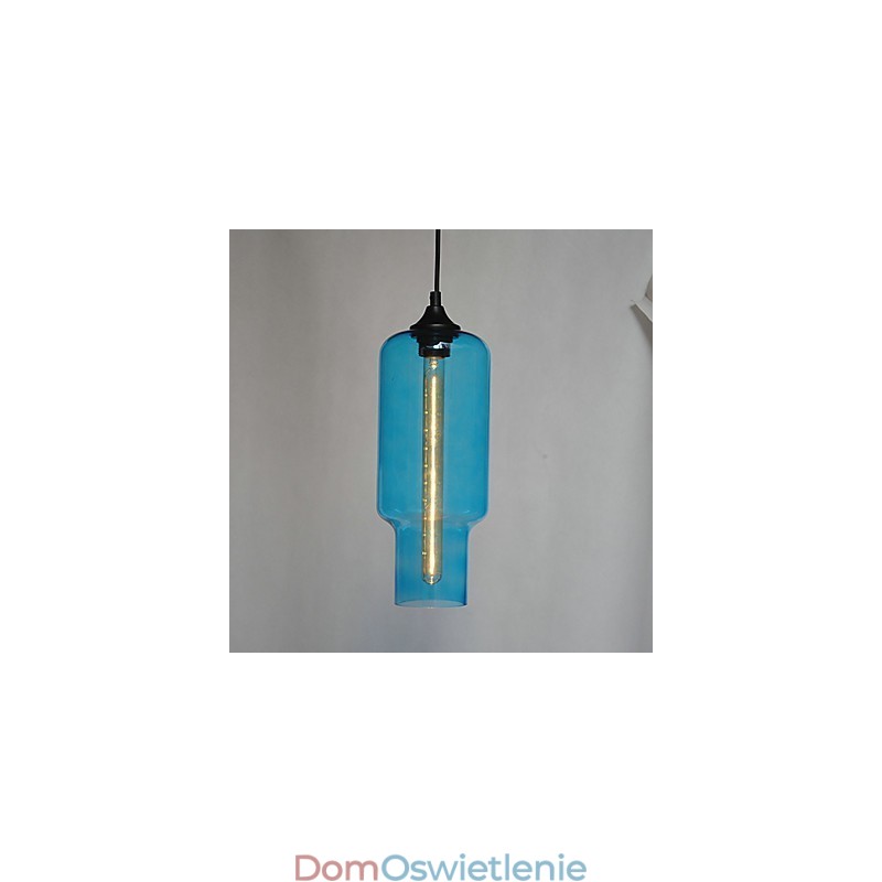 Nowoczesna szklana lampa wisząca w brązowym stylu Bubble