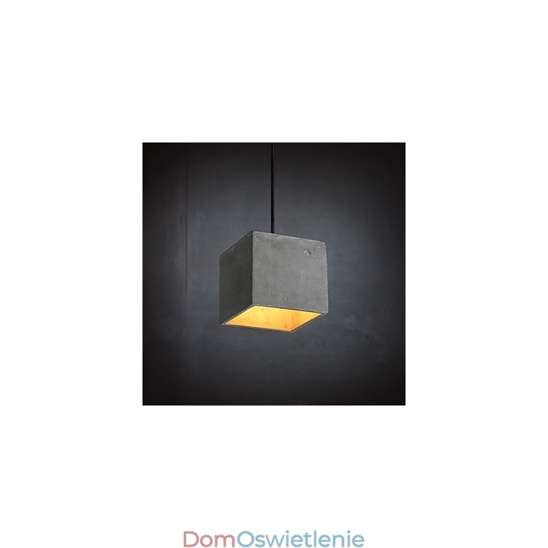 Nowoczesna i skrócona lampa wisząca retro z cementu
