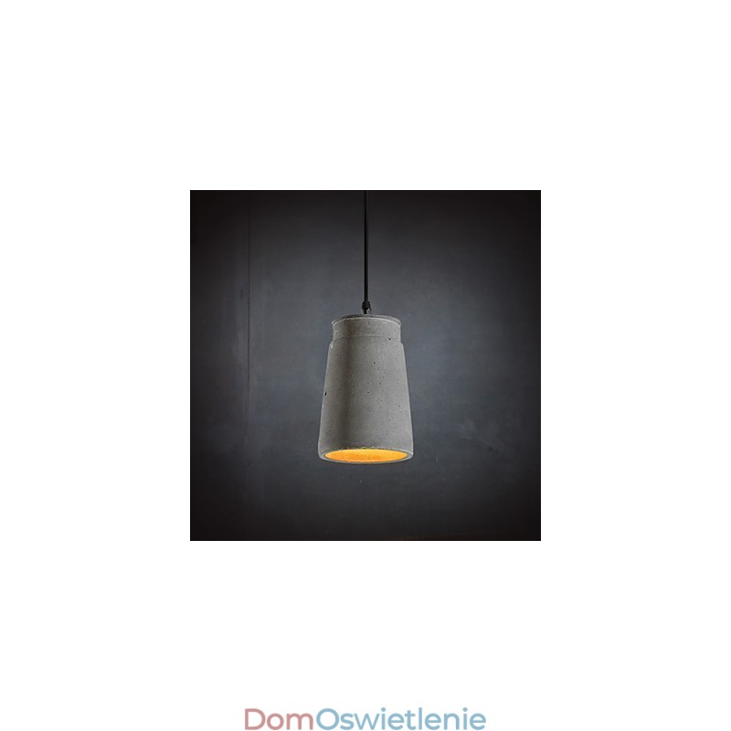 Nowoczesna i skrócona lampa wisząca retro z cementu