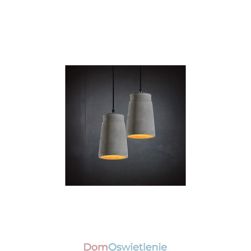 Nowoczesna i skrócona lampa wisząca retro z cementu