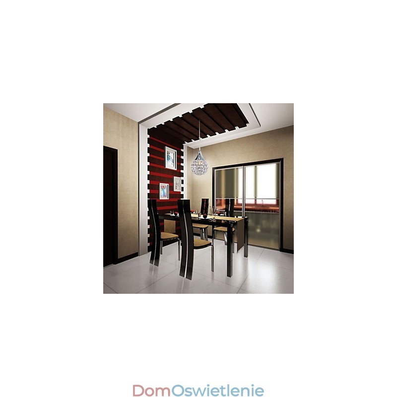 G9 Wisząca lampa kryształowa Nowoczesna współczesna metalowa