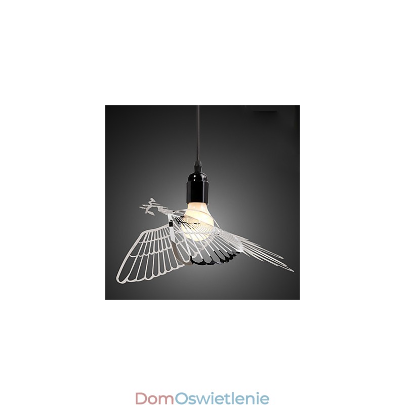 Kreatywna nowoczesna dekoracja modowa ze stali nierdzewnej Ptak Ptak Lampa Droplight