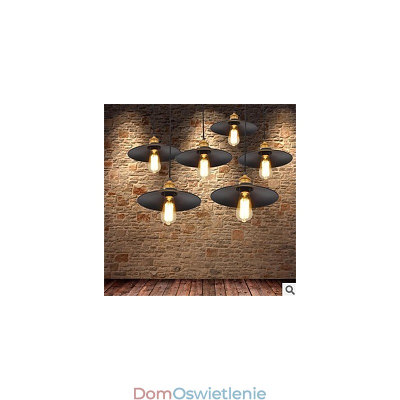 Amerykański minimalistyczny żyrandol retro 1 z żelaza