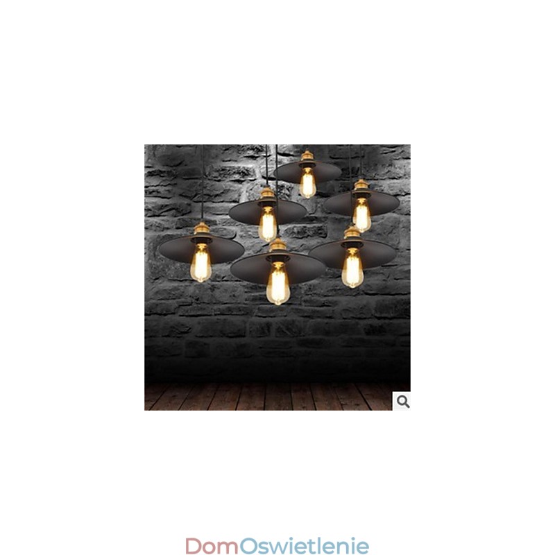 Amerykański minimalistyczny żyrandol retro 1 z żelaza