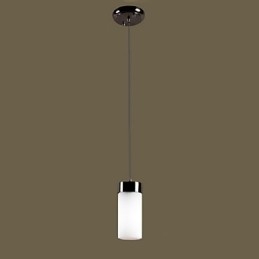 Nowoczesna współczesna lampa wisząca z galwanizowanego metalu