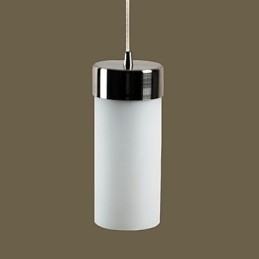 Nowoczesna współczesna lampa wisząca z galwanizowanego metalu